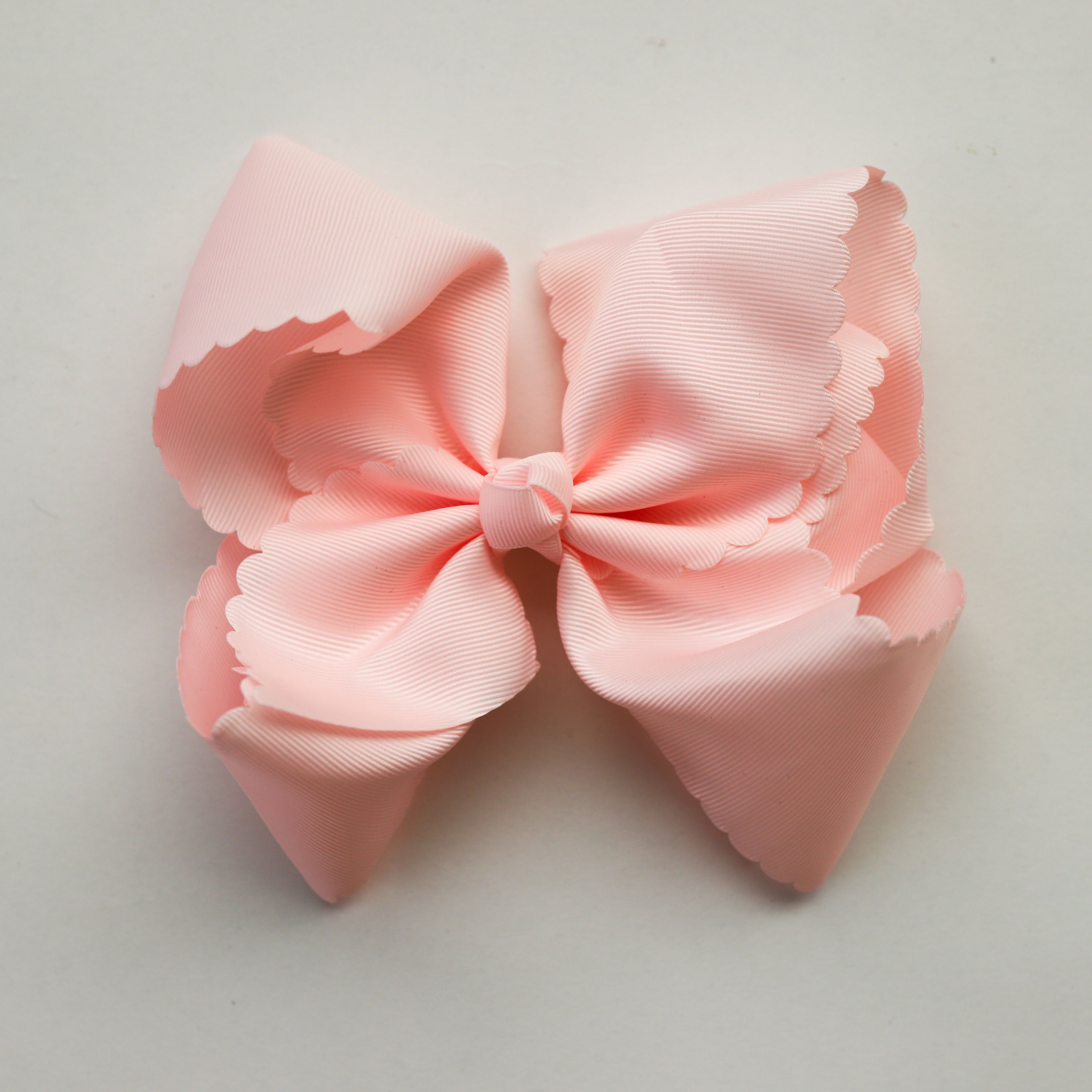 New 8 Inch Scalloped Ribbon Bows