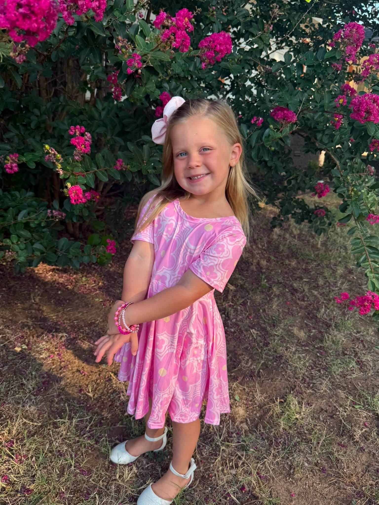 Swirl Twirl Dress + Biker Shorts Set