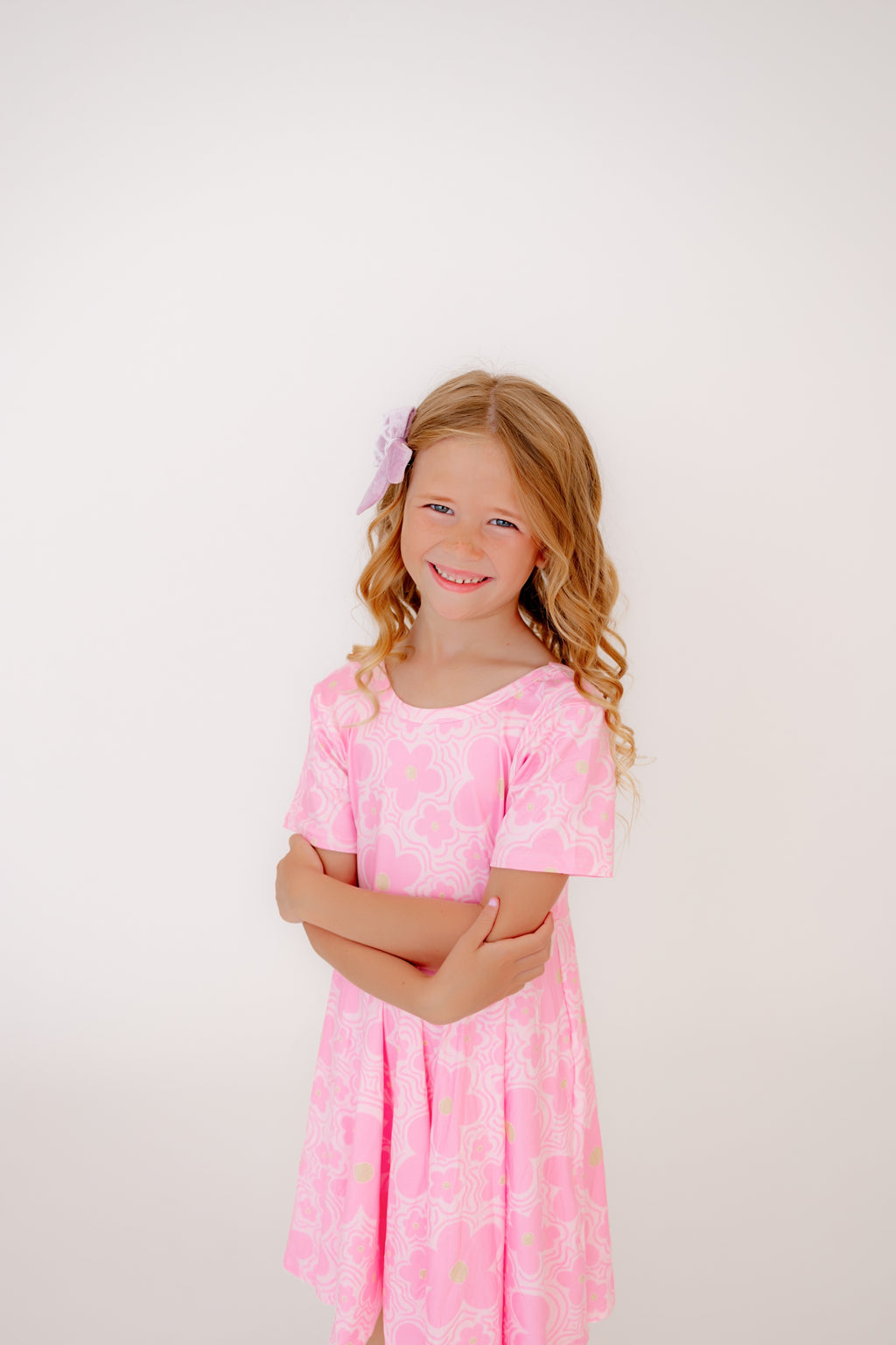 Swirl Twirl Dress + Biker Shorts Set