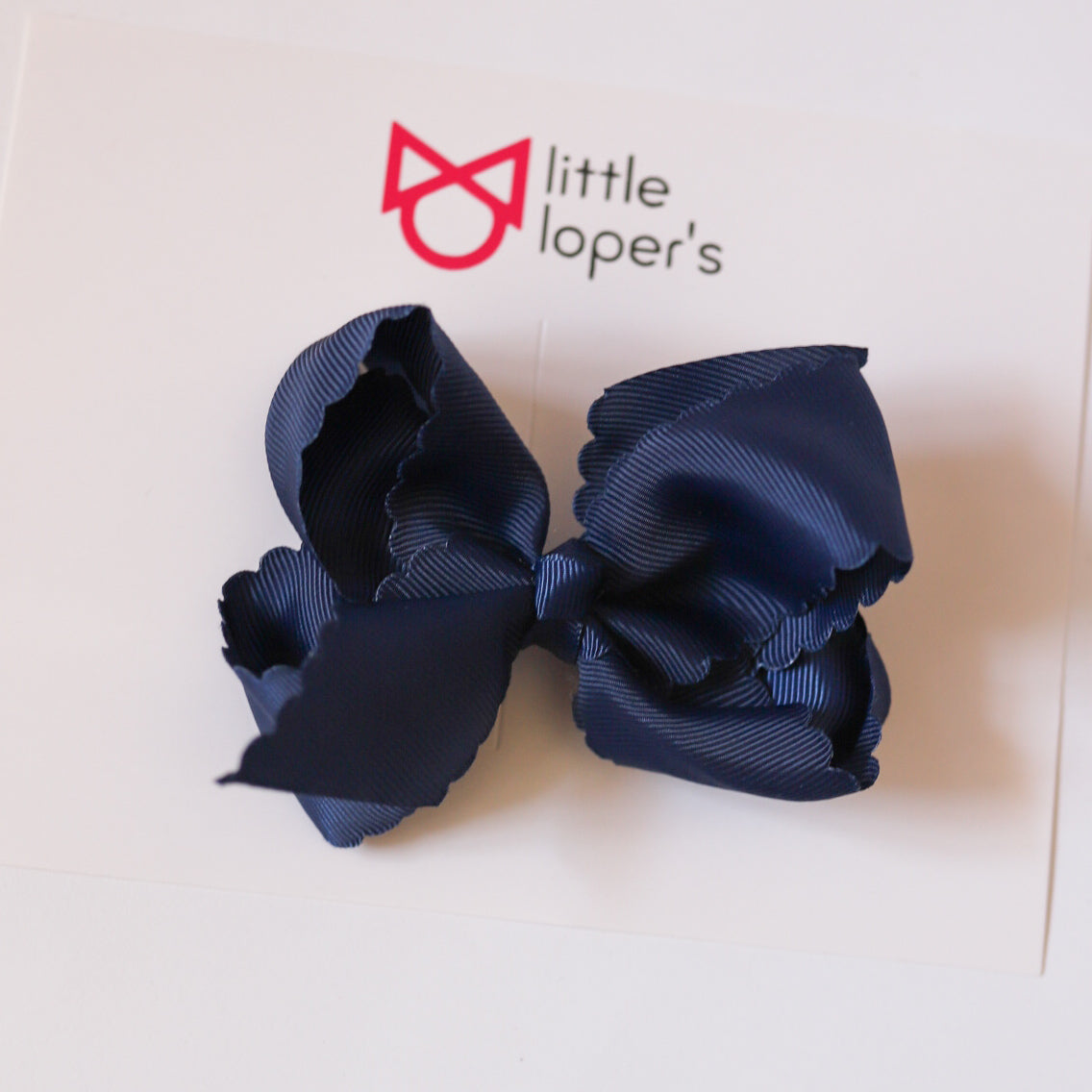 New 4 Inch Scalloped Ribbon Bows