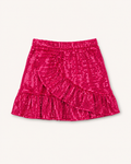 Magenta Sequin Skirt