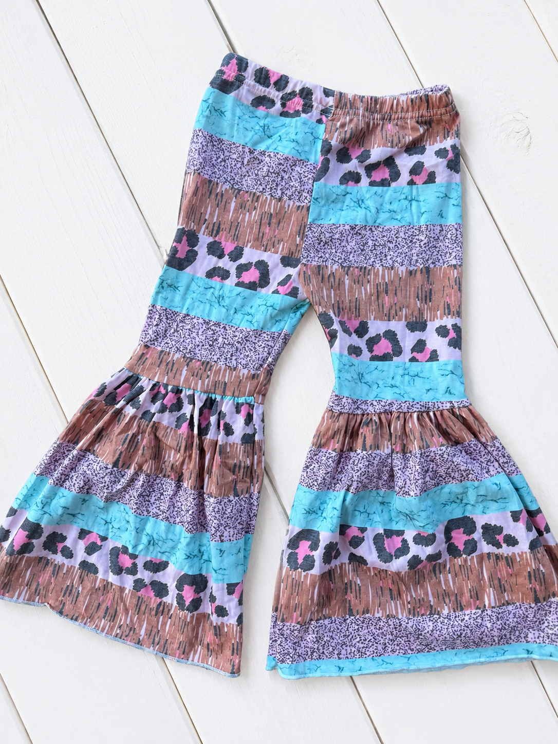 Bell Bottoms Multicolor Leopard