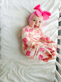 Pink Checkered Gown