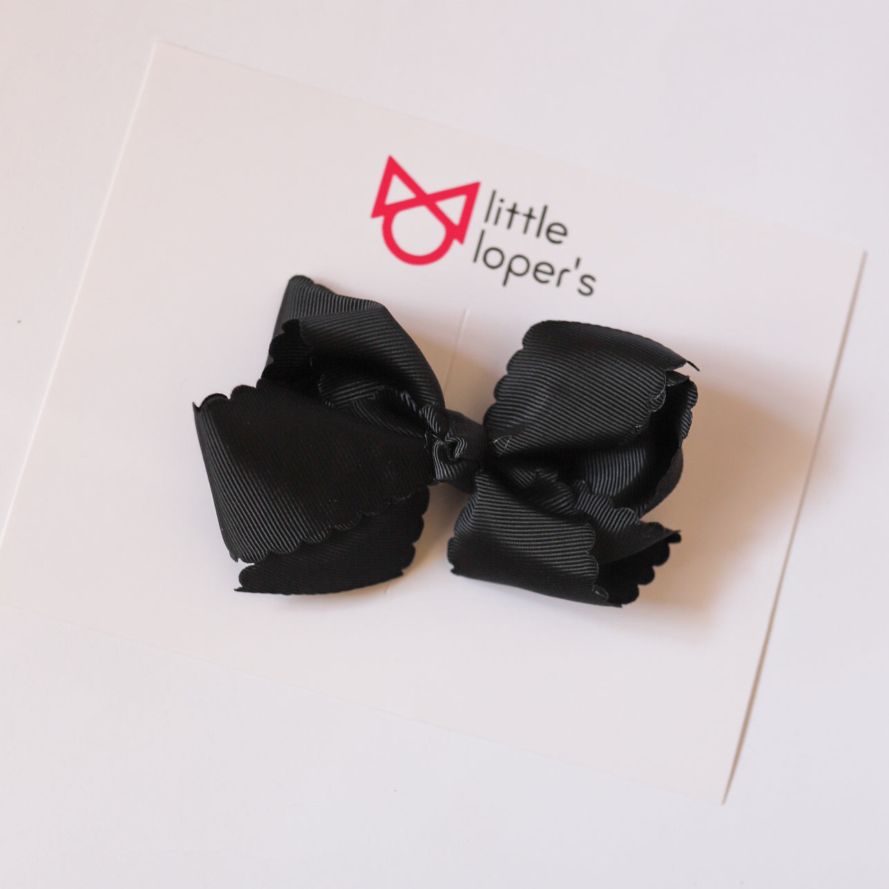 New 4 Inch Scalloped Ribbon Bows