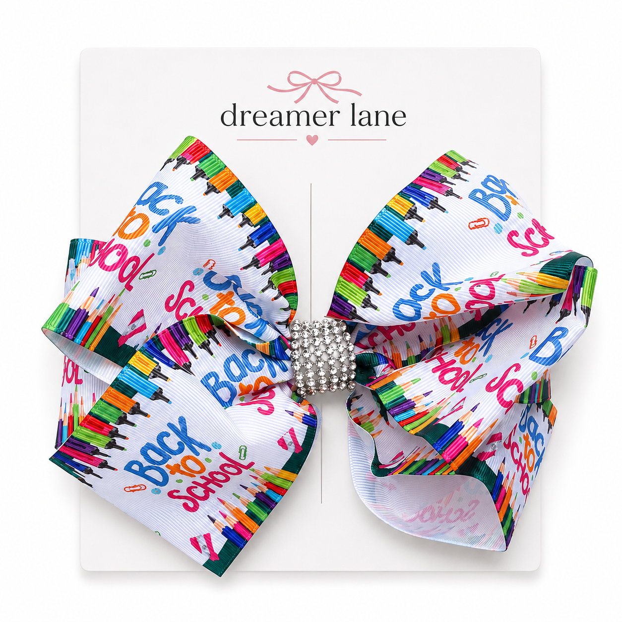 8 Inch Double Stacked Ribbon Bows