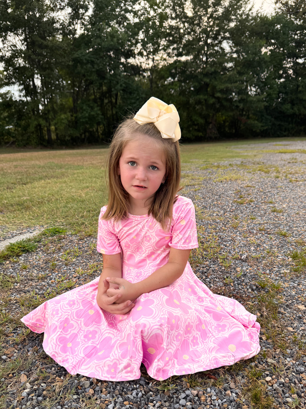 Swirl Twirl Dress + Biker Shorts Set
