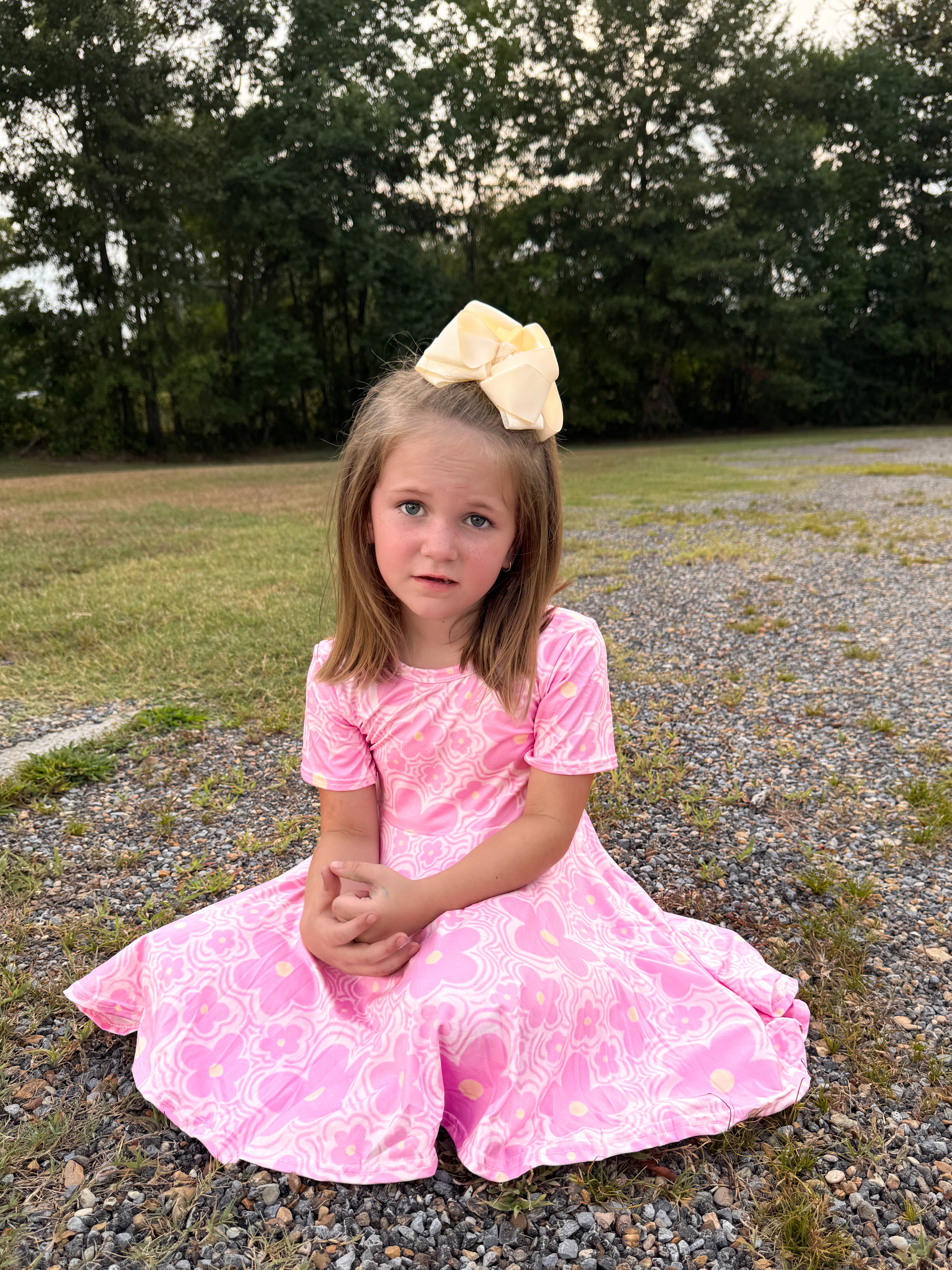 Swirl Twirl Dress + Biker Shorts Set